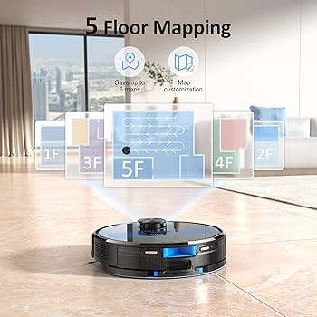 Amazon.com - Lubluelu Robot Vacuum and Mop Combo 4000Pa
